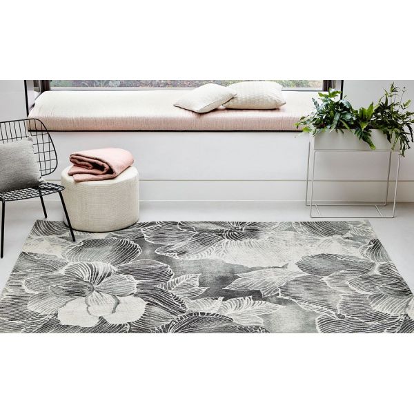 AKINA CARBON alfombra de flores