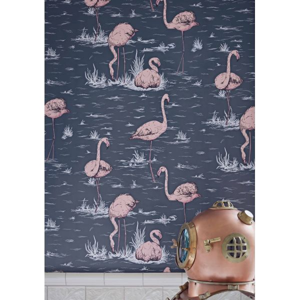 Papel pintado Flamingos