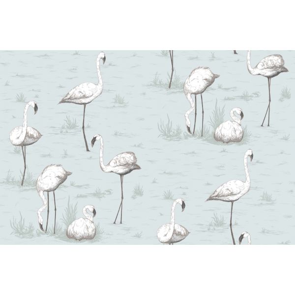 Papel pintado Flamingos