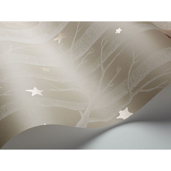 Papel pintado Woods & Pears gris pera oro