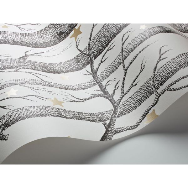 Papel pintado Woods & Stars gris