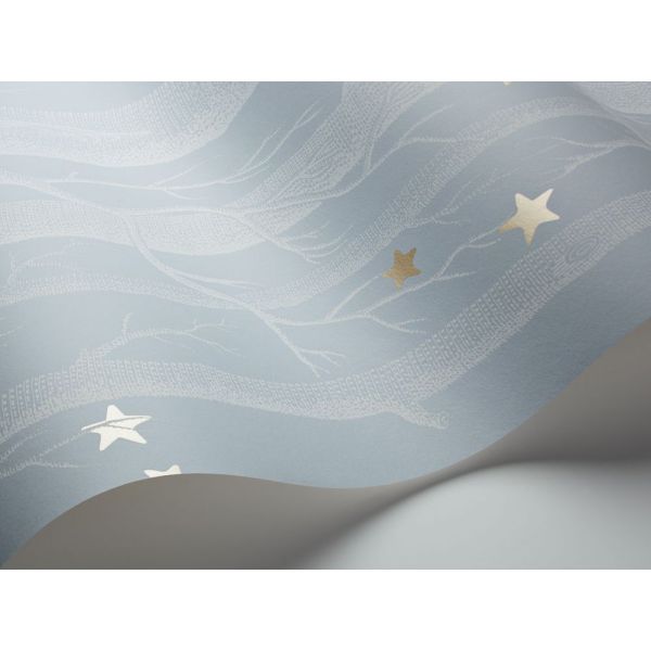 Papel pintado Woods & Pears gris pera oro