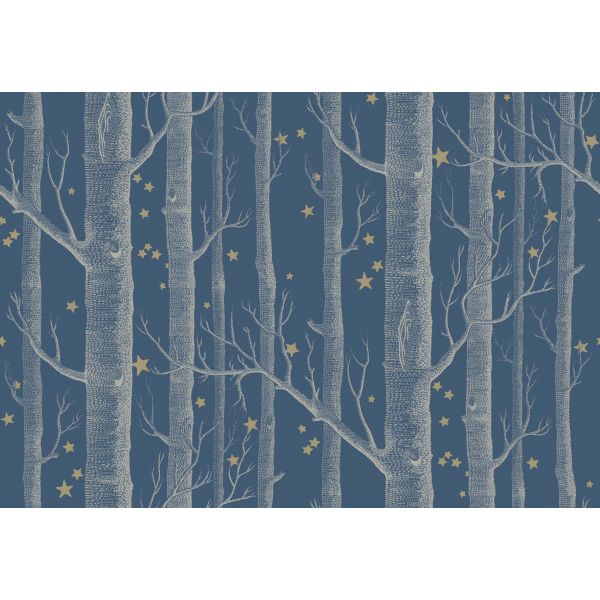 Papel pintado Woods & Pears gris pera oro