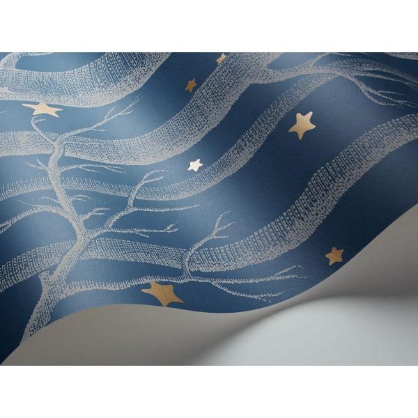 Papel pintado Woods & Pears gris pera oro