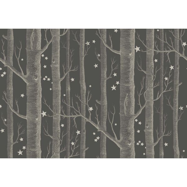 Papel pintado Woods & Pears gris pera oro