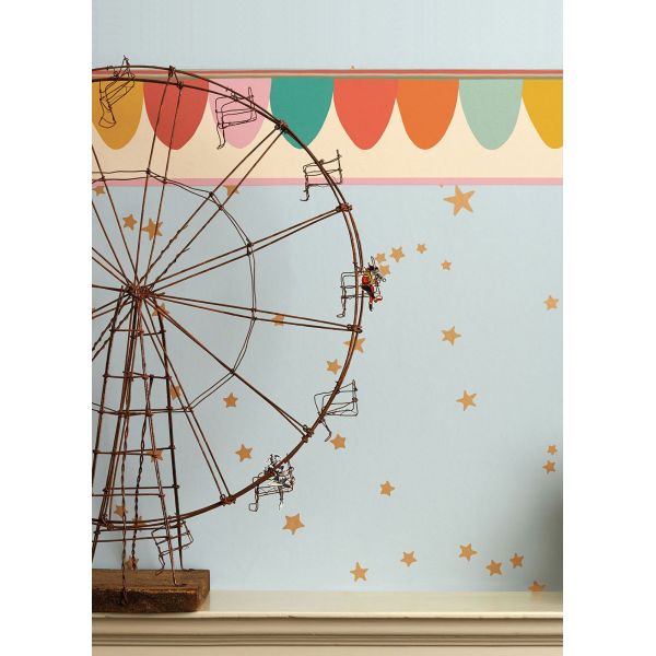 Papel pintado Scaramouche Border rosa