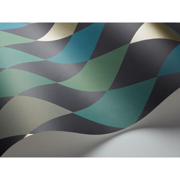 Papel pintado Woods & Pears gris pera oro