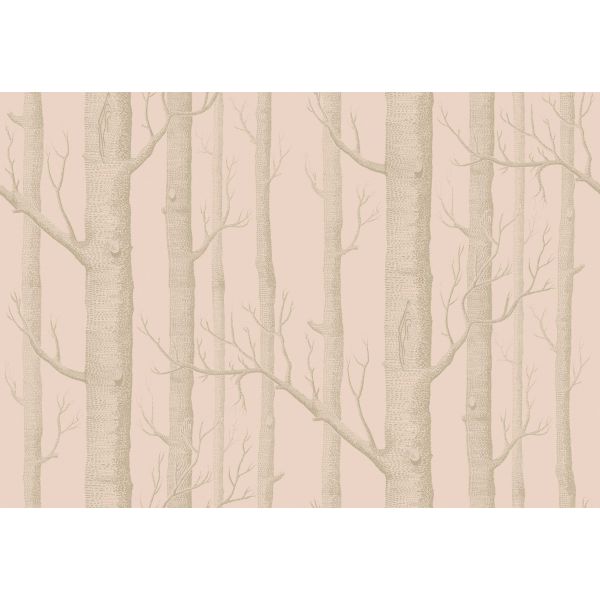 Papel pintado Woods & Pears gris pera oro