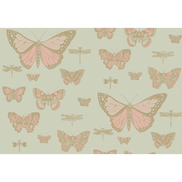 Papel pintado Woods & Pears gris pera oro