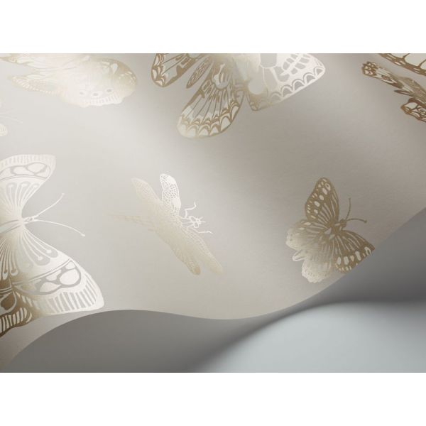 Papel pintado Woods & Pears gris pera oro