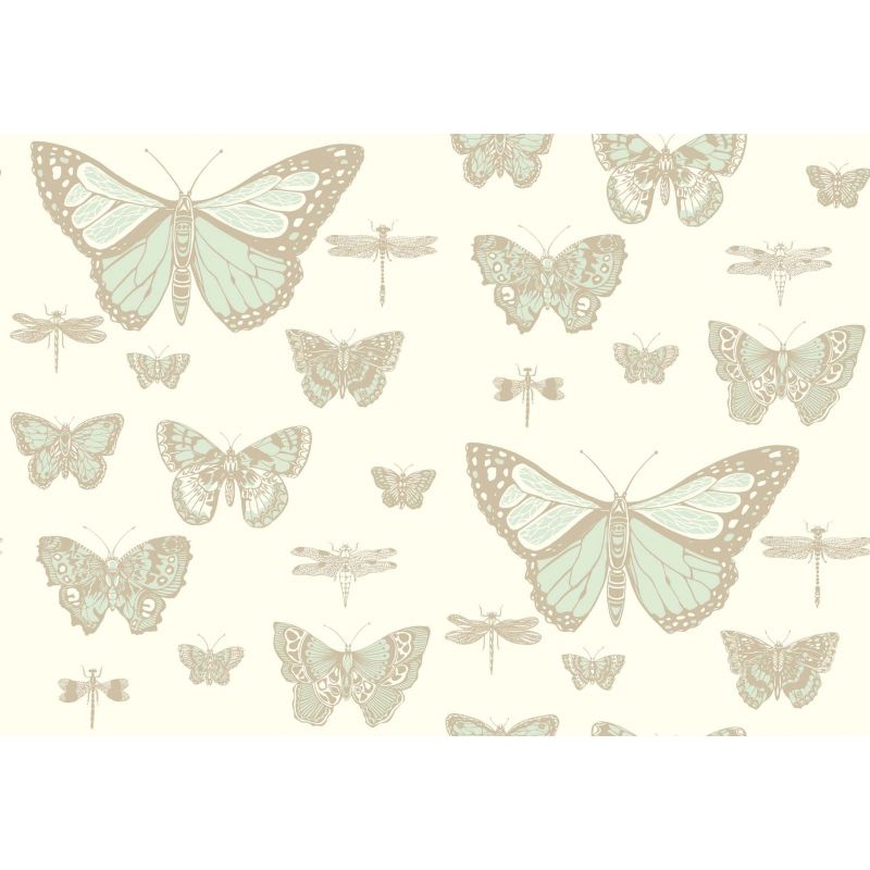 Papel pintado Woods & Pears gris pera oro