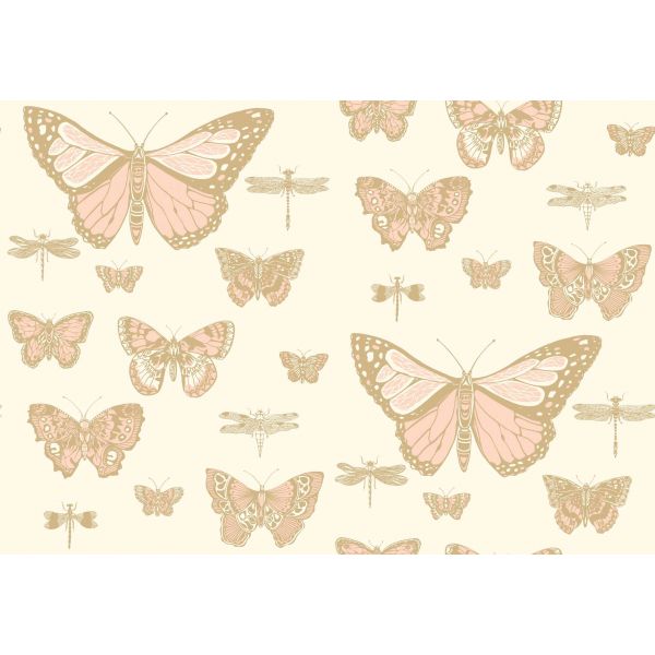 Papel pintado Woods & Pears gris pera oro