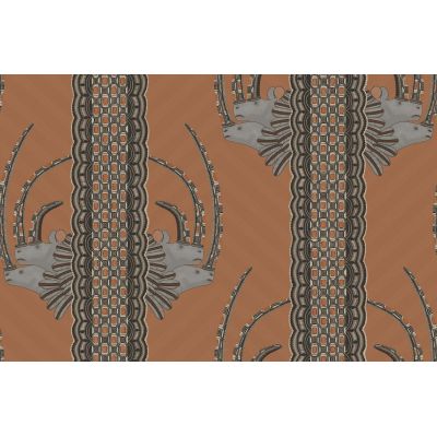 Papel pintado Jabu-109-3018 terracota