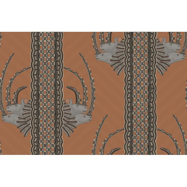 Papel pintado Jabu-109-3018 terracota