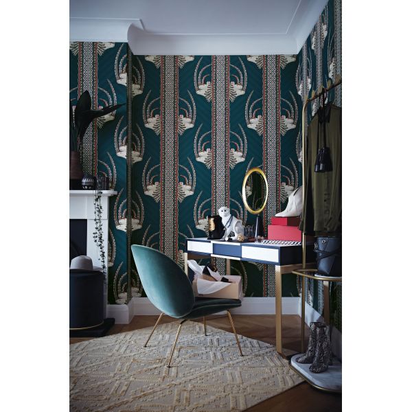 Papel pintado JABU azul
