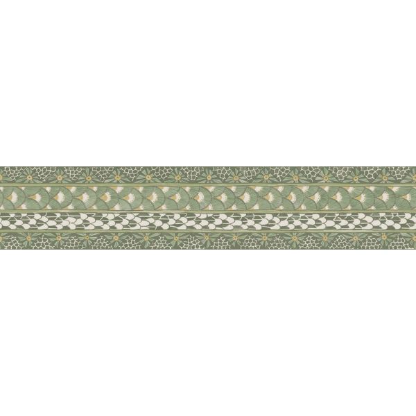 Cenefa papel pintado ARDMORE BORDER musgo
