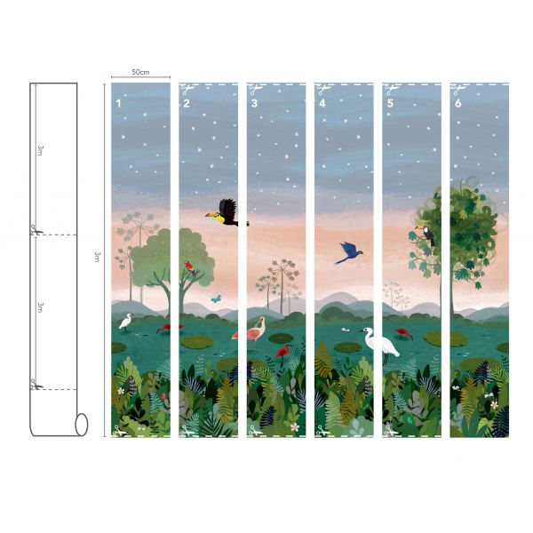 Mural Dusky Amazon Wall