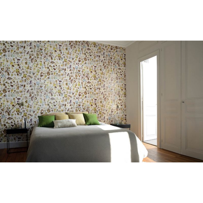 ÉLITIS Papel pintado Portobello verdes