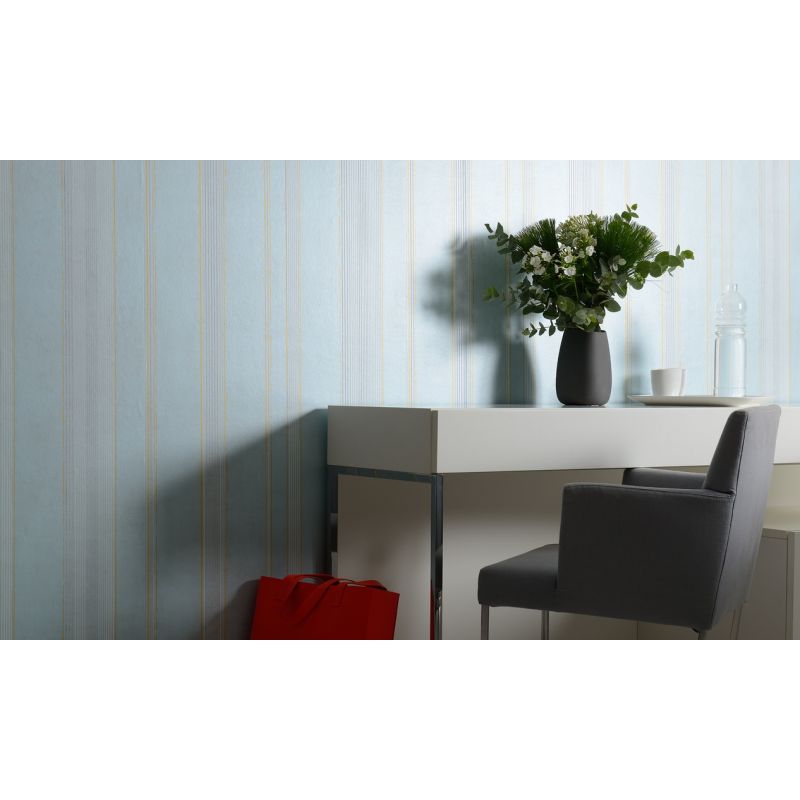 ÉLITIS Papel pintado Mambo turquesa