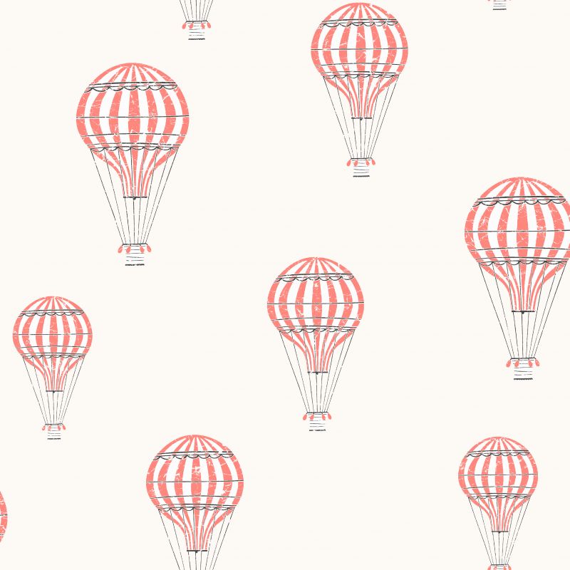 Papel pintado infantil Andre rojo
