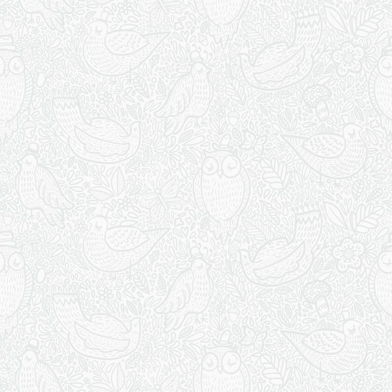 Papel pintado infantil BuddyBirds...