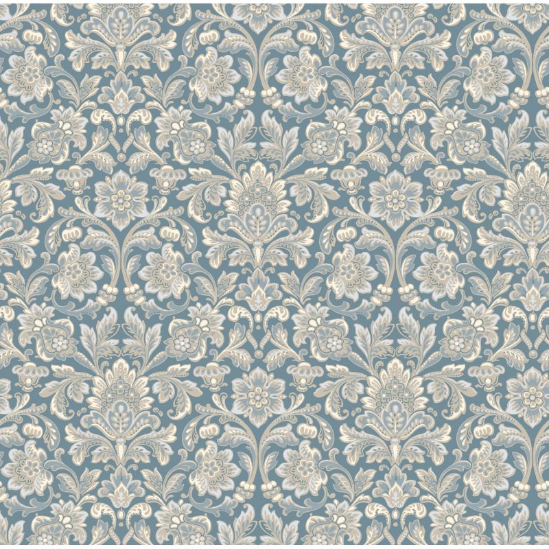 Papel pintado Foglavik 4524 azul gris
