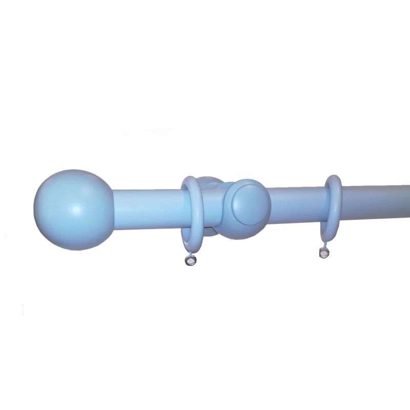 Barra color azul, terminal Bola