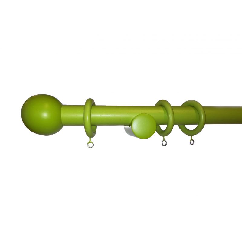 Barra color verde terminal bola