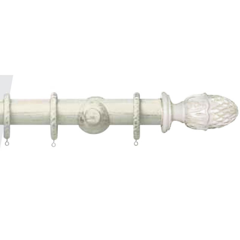 51 mm. Barra para cortina - madera...