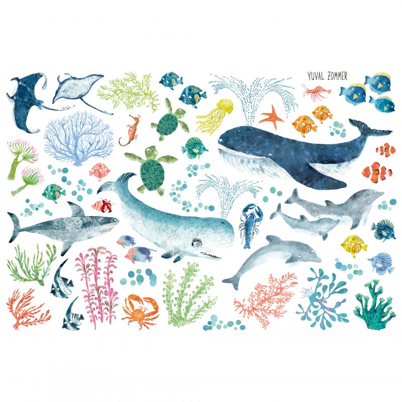 STICKERS VINILOS INFANTILES Coral...