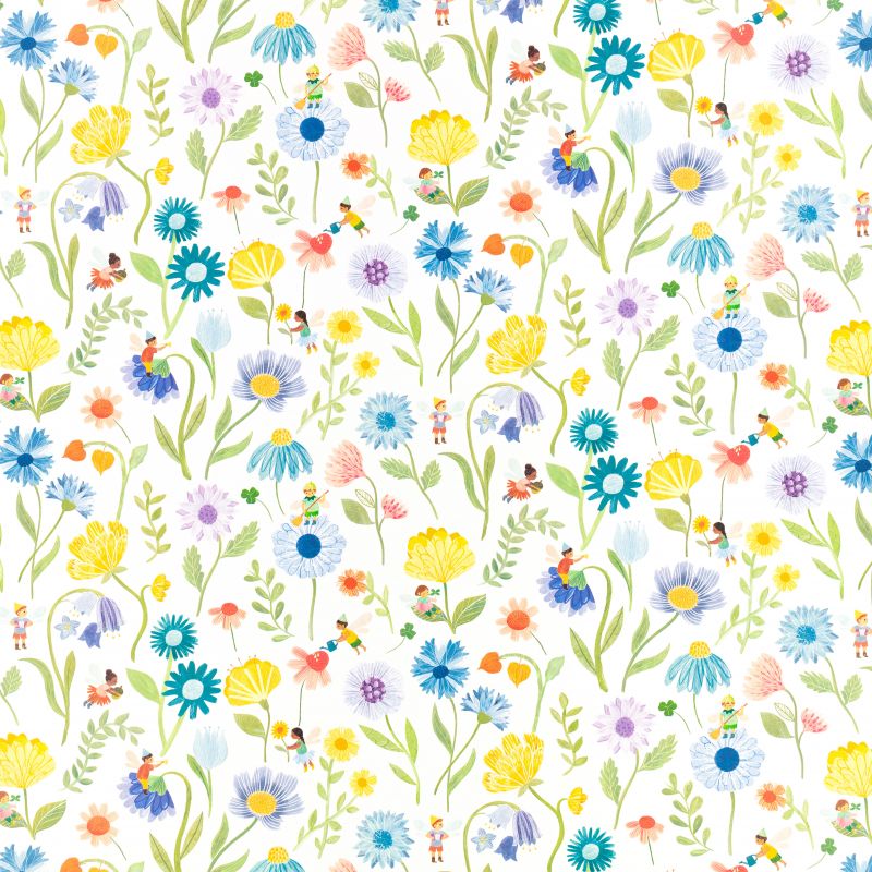PAPEL PINTADO INFANTIL Fairy Garden...