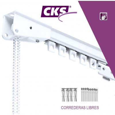 Riel para cortinas de peso...