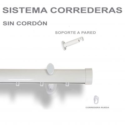 40 mm. BARRA PARA CORTINA...